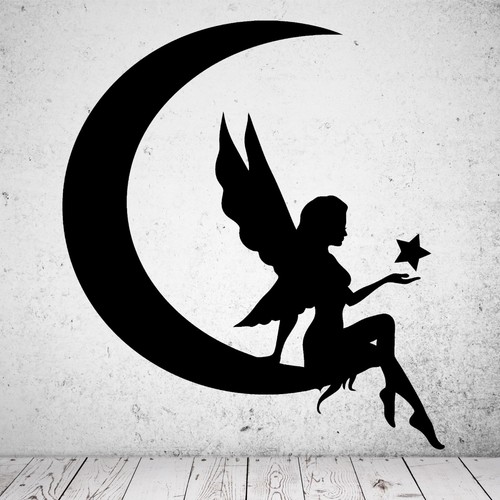 Wandtattoo fee mond mit - wandtattoo,