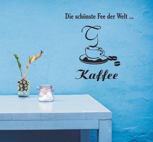 Wandtattoo die schönste - wandtattoo, "die