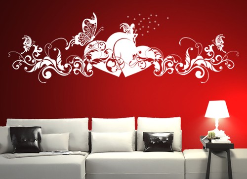 Wandtattoo wandaufkleber liebe - wandtattoo,