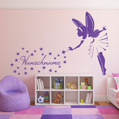 Wandtattoo elfe wunschname - wandtattoo,