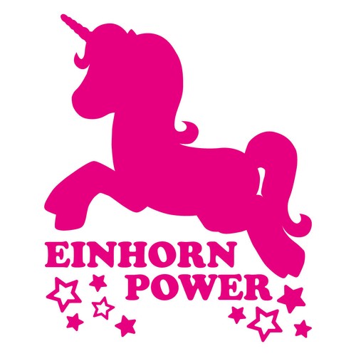 Einhorn aufkleber deko sticker - einhorn,