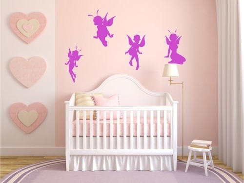 Wandtattoo fairy elfen fee - fee, set