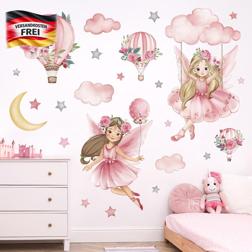 Wandtattoo kinderzimmer feen - wandtattoo,
